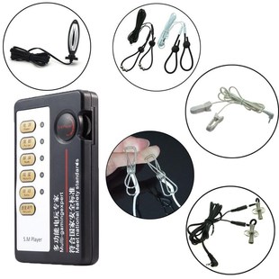 Electro Shock Anal Butt Plug Massage Pad Nipple Clamps Elect