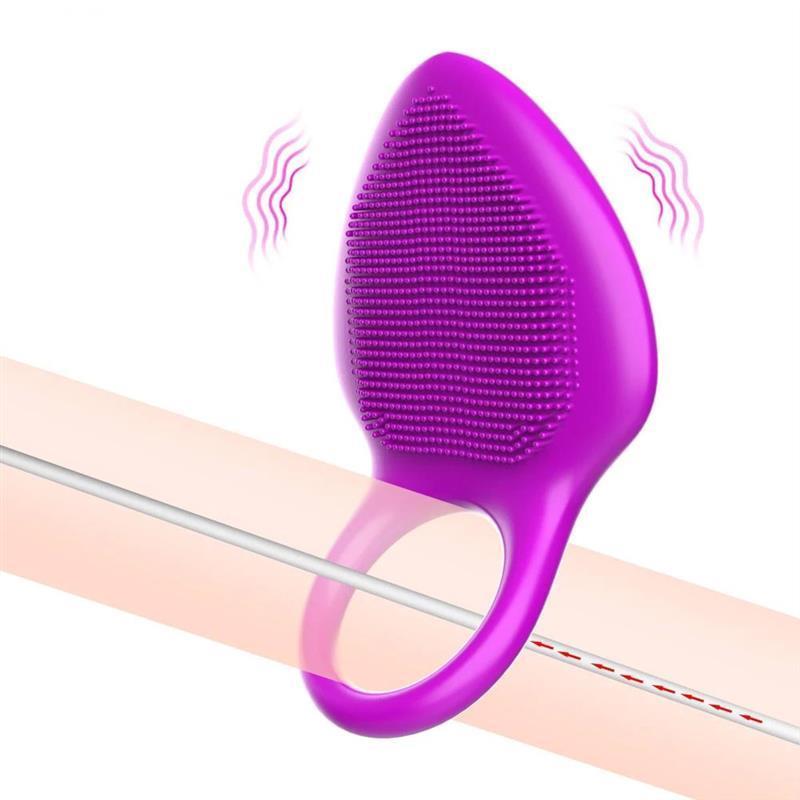 Vibrating Penis Ring Men Cockring Clitoris Stimulate Vibrato