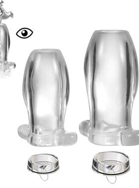 Hollow Butt Plugs Anal Plug Dilator Tunnel Cleaning Expansio