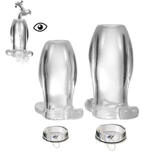 Hollow Butt Plugs Anal Plug Dilator Tunnel Cleaning Expansio