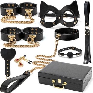 Restraint Upscale Leather Sexy Handcuffs Gear Real Bondage