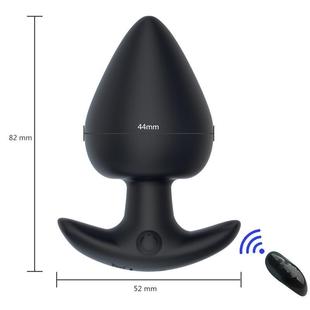 10 Frequency Butt Plug Colorful Light Anal Plug Vibrator Pro