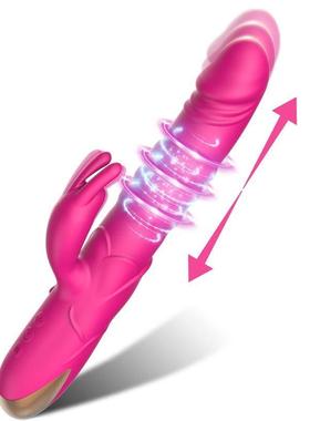 Thrusting Rabbit Vibrator G Spot Clitoral Sex Toys for Women