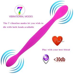 Gay Double Dildo Anal Vibrator Clitoris Sex Toys for Women U