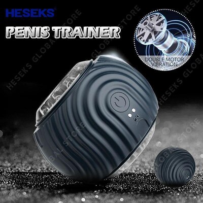 HESEKS Glans Exerciser Electric Male Masturbation Penis Trai