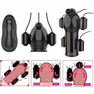 Sex Toys for Men Rechargeable Penis Massager with 5 Vibrator