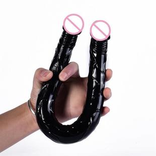 Double head Dildo Long Jelly Realistic Dildo Double Ended Di