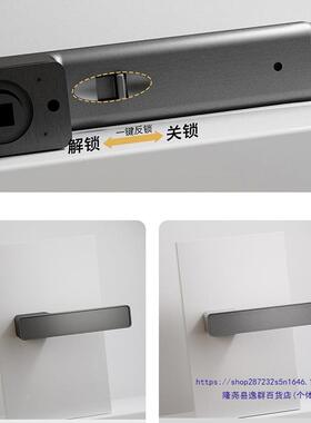 意式锁简极简吸门锁卧室静音具室内房间生磁态门约ST1木门把手