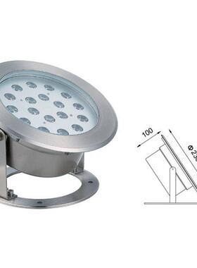 12W15W8W24W3XC-SDD-4水6W不锈钢水下七彩鱼池花池景1亮化L灯ED专