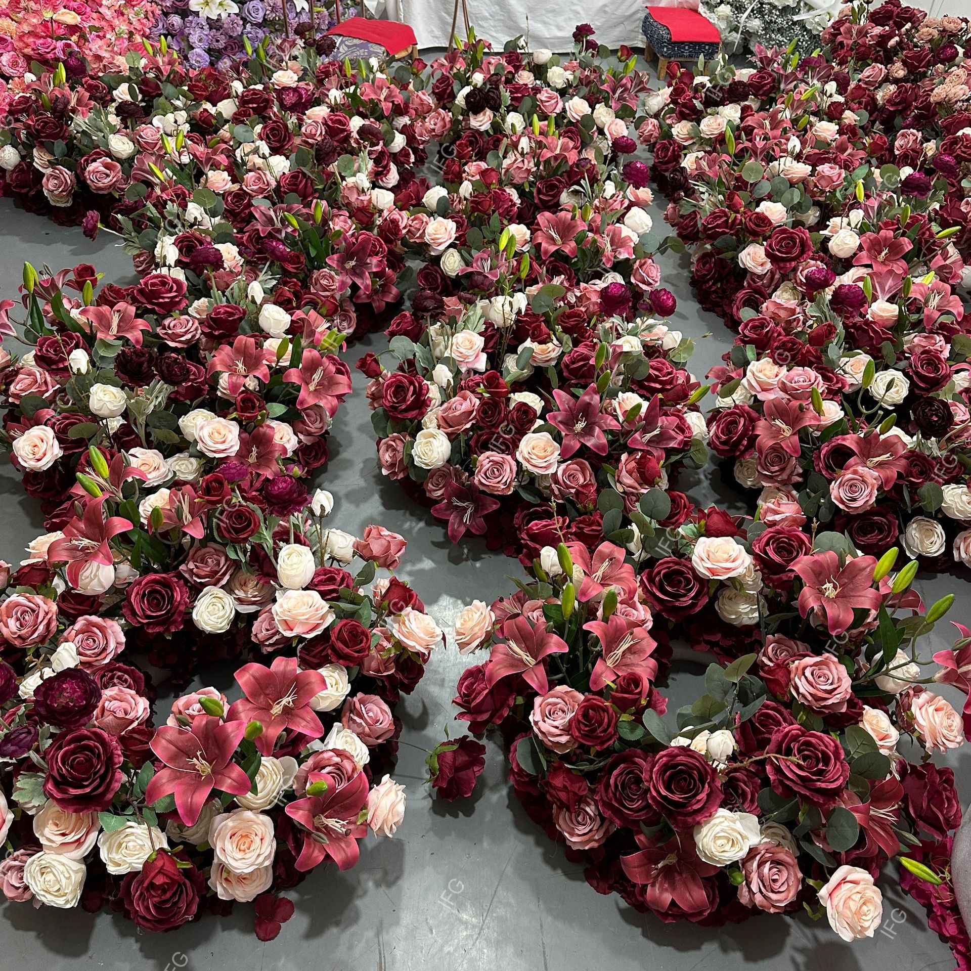 世爵跨境婚礼仿真花假花会议