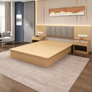 酒店家具定标间全套514标用间民宿旅馆客房大床公寓宾馆单床制专