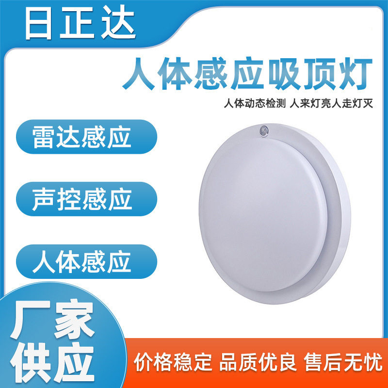吸顶楼道LED人体感应应急灯