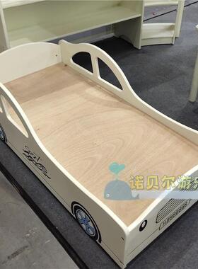人白色式床AHA儿童床幼儿园宝宝单床欧亲子园儿童午休床