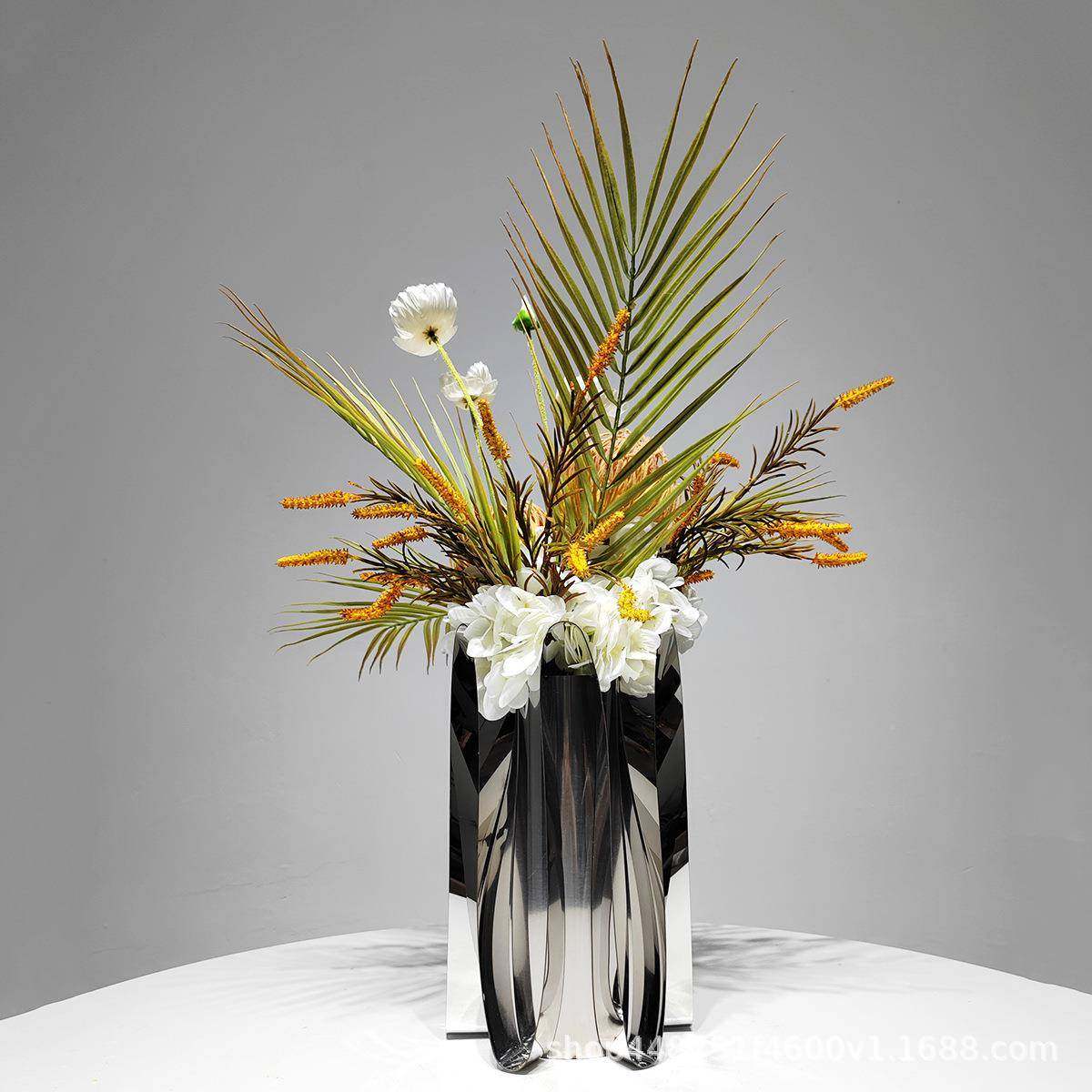 代轻奢酒店花饰艺盆现景插仿花1016真花桌面餐桌摆件装工艺假绿植,鲜花速递/花卉仿真/绿植园艺,仿真绿植,淘宝优惠券,粉丝福利购,淘宝优惠卷