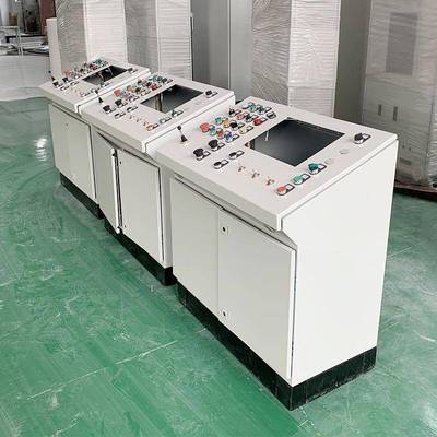 AP斜面操作台箱仿威图面柜琴斜操作台机机AP斜面操柜成套控制箱操