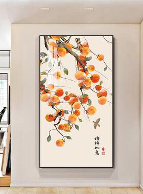 事事如玄关意装饰户画新中式廊过道尽头墙壁画客KOG走厅入正对门