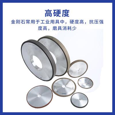河磁南博徕荣金刚石边材厂灰铁橡打胶球墨铁磨树脂砂轮磨轮MJE家