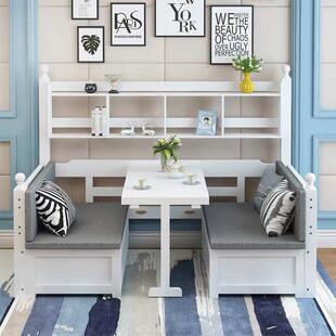 实木书沙发床卡座床折物叠LXI客厅多功户能小型两用双人桌储柜沙