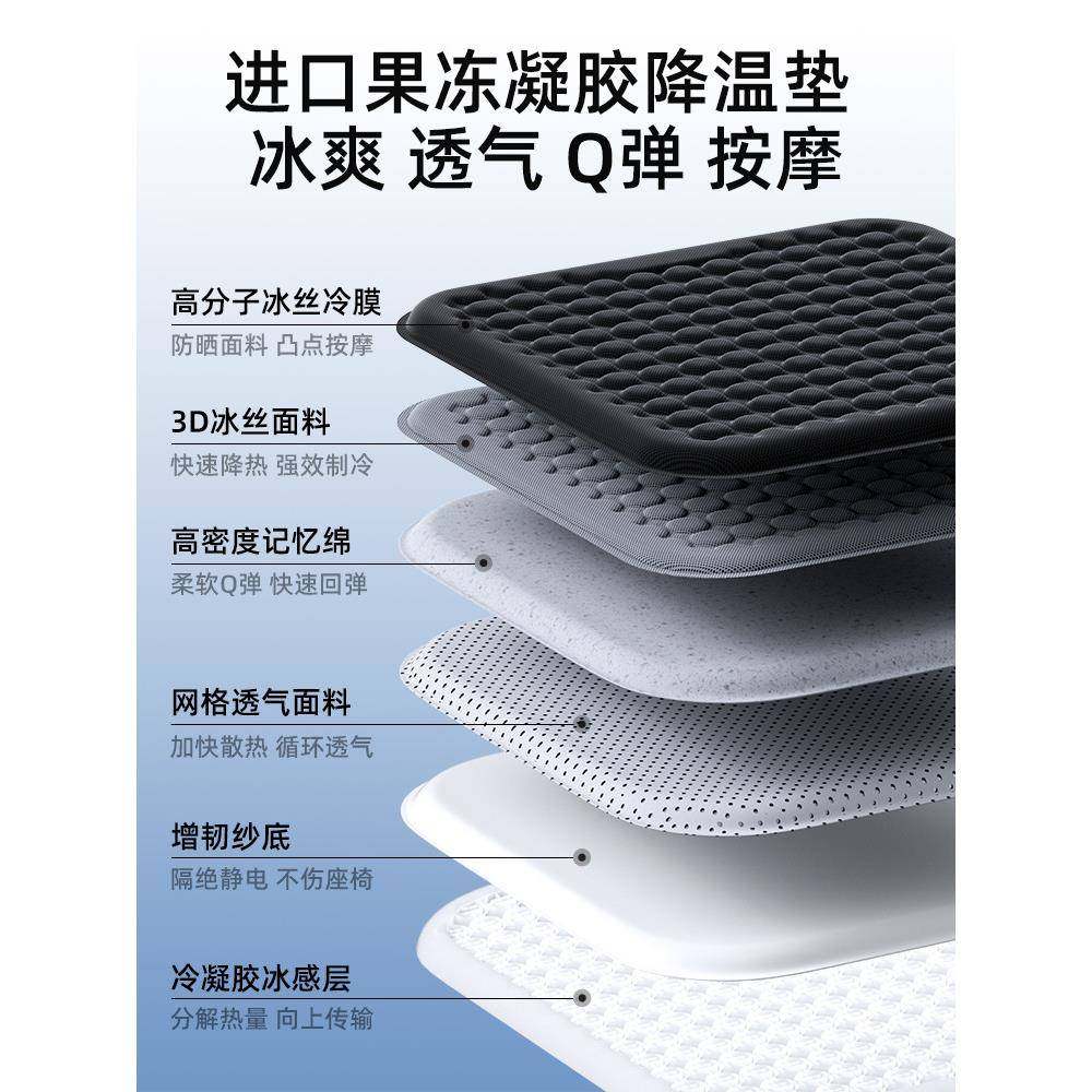 汽用车坐垫夏季凉垫凝胶冰垫座单椅片四季通座通风268透气夏天冰,汽车用品/电子/清洗/改装,通用脚垫,淘宝优惠券,粉丝福利购,淘宝优惠卷