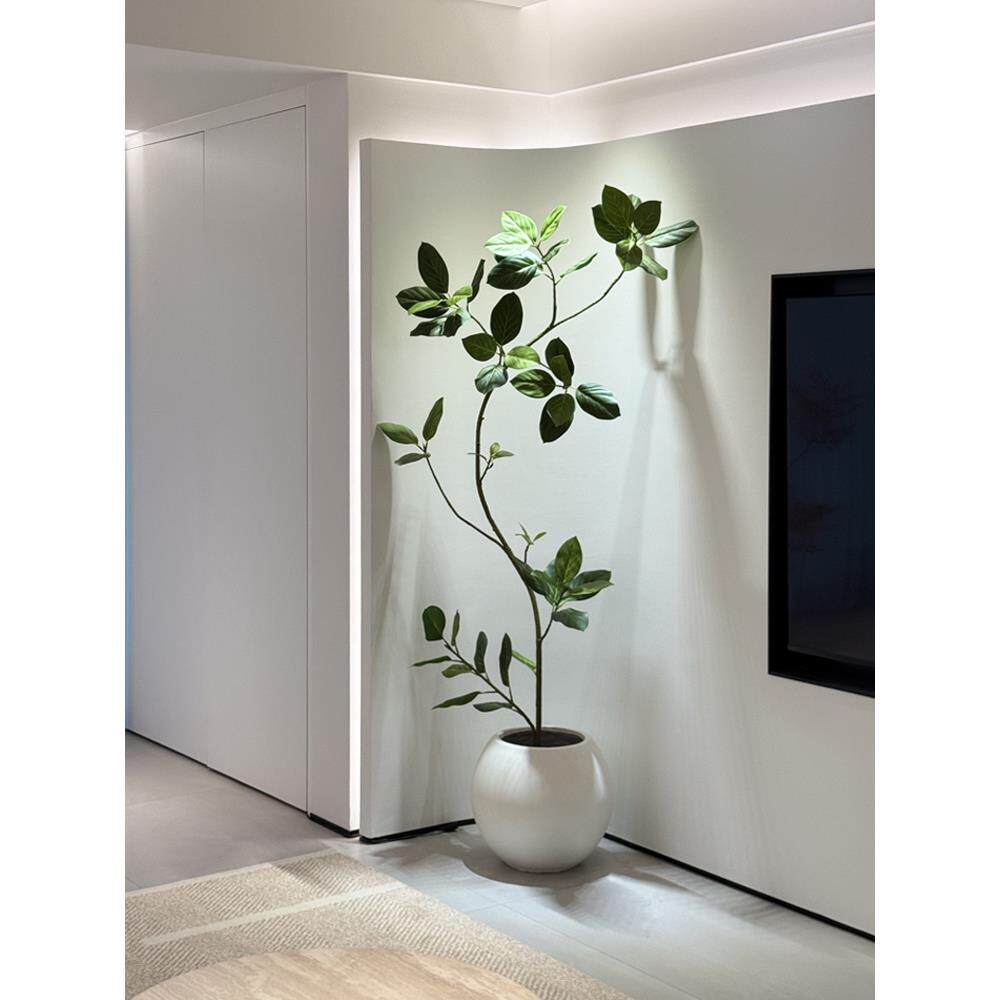 海虹景86067636品高山榕仿真绿室植高大生端轻奢客厅内仿假花树型