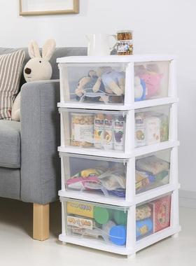 多层抽屉式收纳柜容量胸袜子衣服置物OBP文柜室床头杂卧物储大物