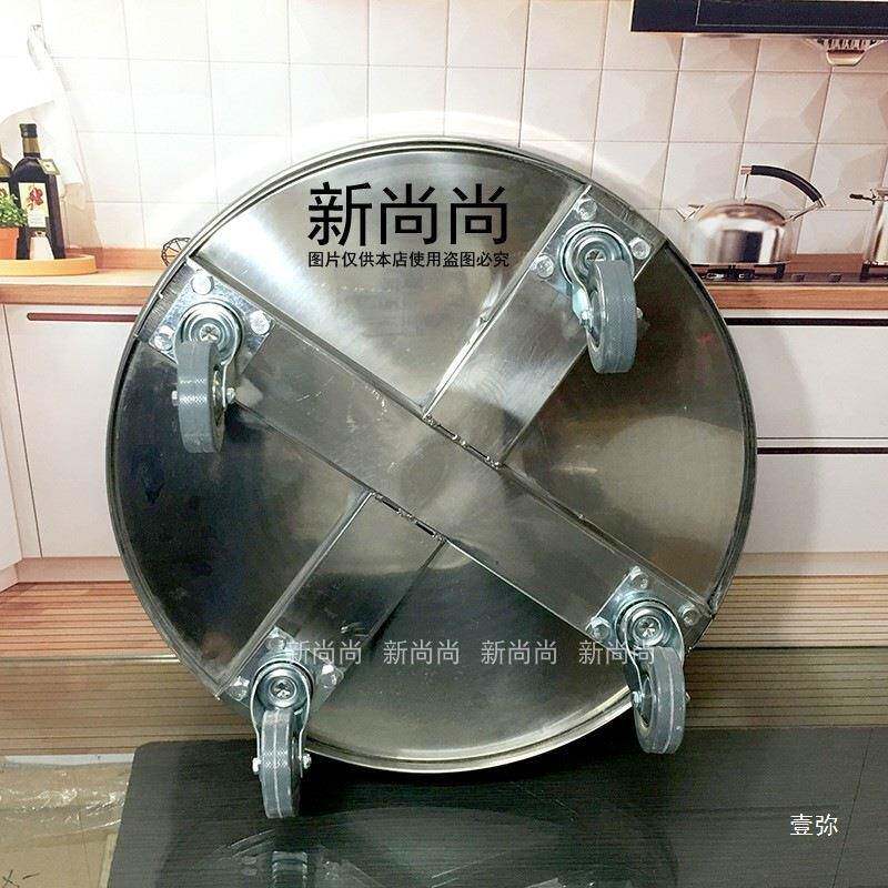 不锈钢圆形周转车保温脚thfghj#s汤桶底座向轮移桶动车工具车四万