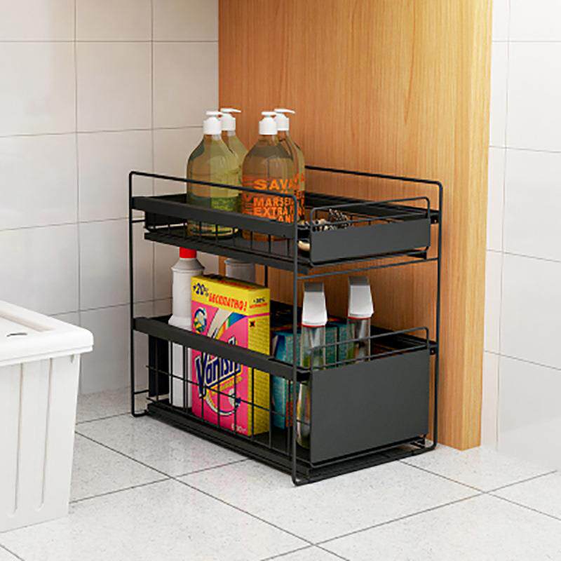 厨房B款下水用品物架浴室物储置架下水槽多层抽拉收纳式架橱柜台