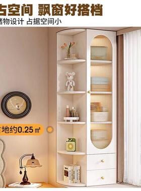 实木XVZ柜简约现阳台书架收物纳窗台转代角客书厅柜子窗边柜储物