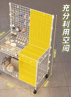 夜摆地EXF摊网格促销车移动展摊创业小市推车超市货架饰品摆折叠