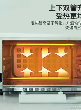 Q小热型微波炉烘焙ZXW家用宿舍网红可饭功菜小号迷你多能箱电烤P