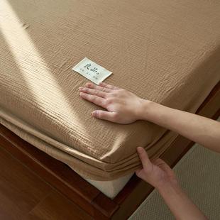 新垫款A类母婴级双护层纯棉皱皱床笠保罩超柔纱布全棉2025新款纱