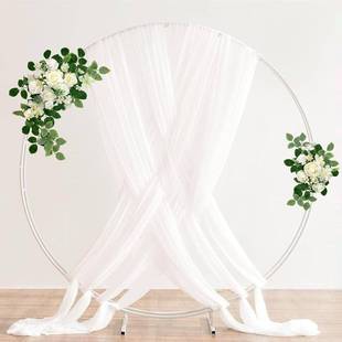 境婚礼仿拱门花迎花婚庆宾41574造景假跨花户外布真置装饰两件套