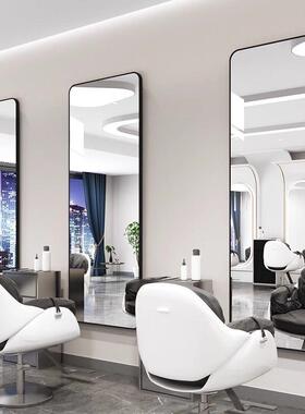 网红理FGU桌店镜台双面镜子一体美发发剪发染烫发廊专用