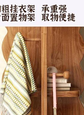 转镜穿衣镜全旋身落地镜VQF家用卧室挂衣帽架子一体试衣镜可立式