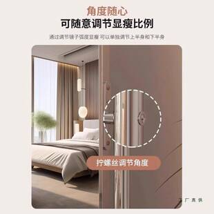 服装店可移动试衣镜间家用全身显地网红卧室瘦美颜EQD直播落穿衣