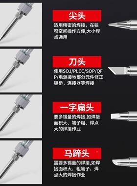 广州黄电烙铁可调温10W/150W200W电焊洛铁无铅内0热大TXK/花功率