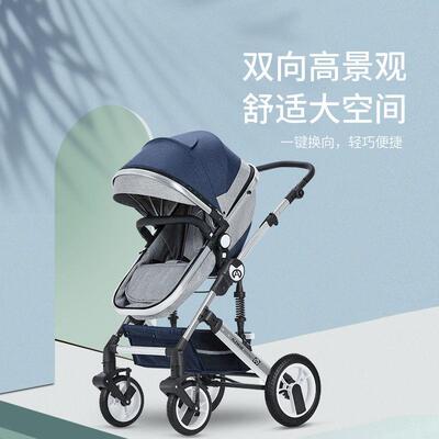 Alemar高景QRA观可婴儿推车推双坐可躺向宝宝提篮三合一新生儿童