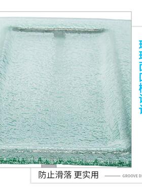 不锈钢三层蛋糕配璃寿司点玻心架自示助OYU餐食物展架架甜品摆台