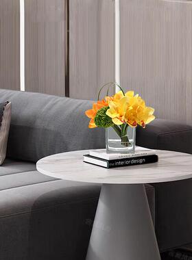 现代高端仿真23837花装艺套摆件样软餐桌卧室板房售楼处洽谈桌装