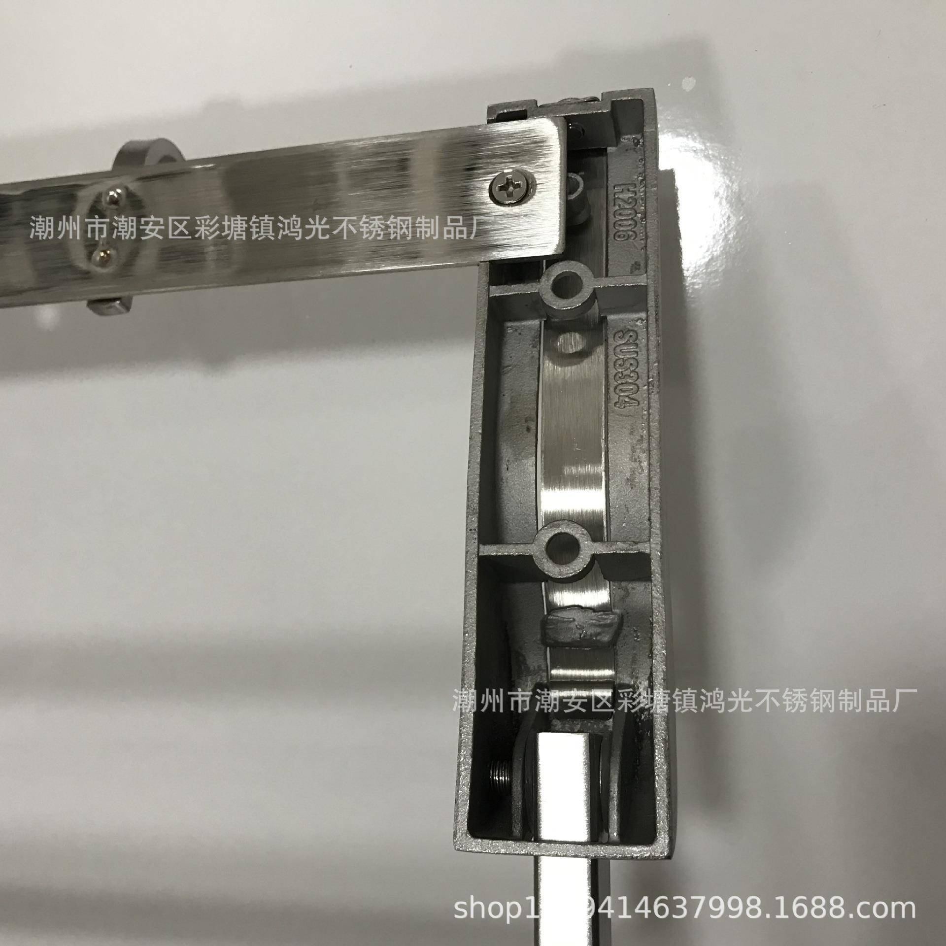 304不锈钢拉丝架双层折叠置物毛巾架精铸底座,活动杆浴324巾!