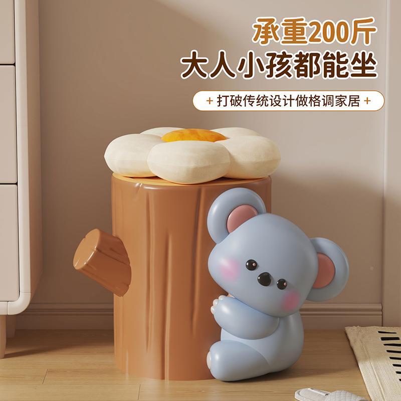 头厂家卡通客小茶源几摆厅沙发旁边几卧室件床头柜考拉树SHDK5003