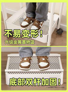 厨房置物架多功珑能落地放菜ONZ小推车家用果蔬架菜多篮子层收纳