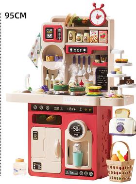 跨女境热供儿童厨房过家家玩具男孩宝宝仿真做饭厨C房玩具97183PS