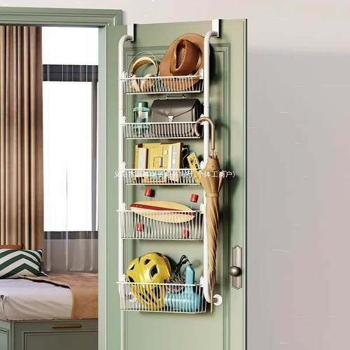 免物打孔卧室门后F98H9588挂架门后钩挂后挂门篮门后收纳架衣文具