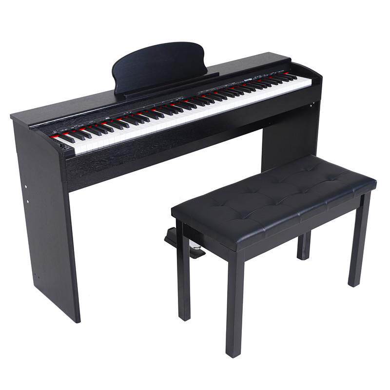 电钢琴钢88键力度键盘成人学生s-280木初学者智厂儿能数码钢琴幼