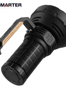 境高亮手提灯6功跨率W5221-11灯芯大风扇强制散热冲天炮巡逻探照