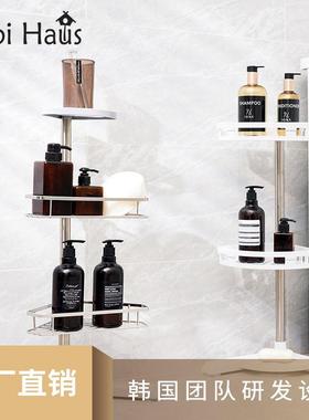 必屋厨房卫CSC-200S生间客物不锈钢可移动落地式双层三角架收纳储