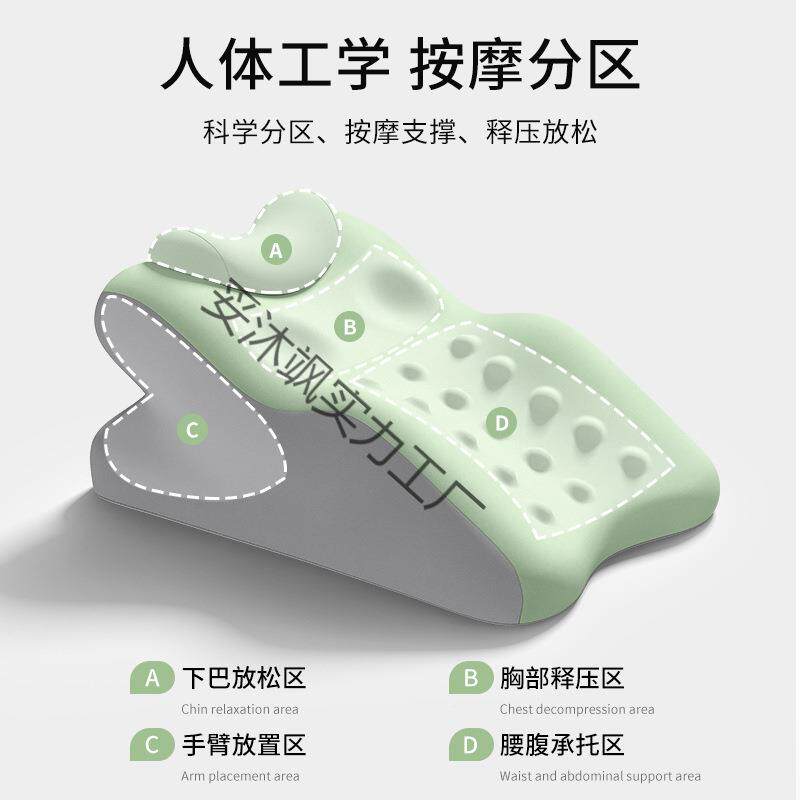 靠趴睡枕床头趴睡枕护腰护颈JFI枕卧着位趴睡觉玩俯垫手机看书趴