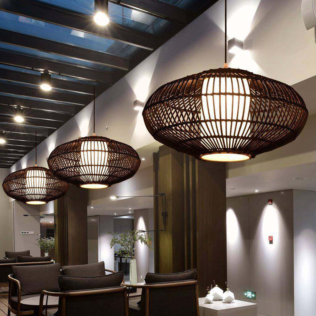 东南单亚餐厅饭店头阳鸟台藤艺小53538灯中式餐吊馆创意巢手工编,家装灯饰光源,智能吊灯,淘宝优惠券,粉丝福利购,淘宝优惠卷