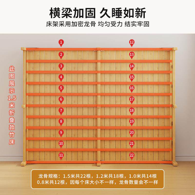 .免安装折叠床单人床家用001成简人午休米床易床出租房18加固硬板